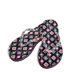 Vera Bradley Flip Flops in Mini Medallions