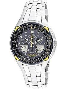 Citizen Men's Blue Angels Skyhawk JR3080-51M Silver Stainless-Steel Dress Watch