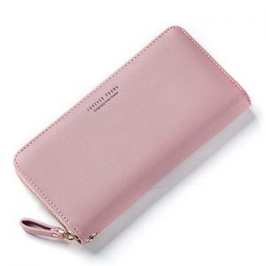 WEICHEN Wristband Women Long Clutch Wallet Large Capacity Wallets Female Purse Lady Purses Phone Pocket Card Holder Carteras