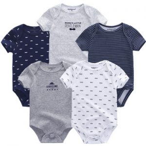 5 Pcs/Lot High Quality Baby clothes Character Short Clothing Set Newborn bodysuits & one-piece 2018 Summer Body Baby Bodysuits