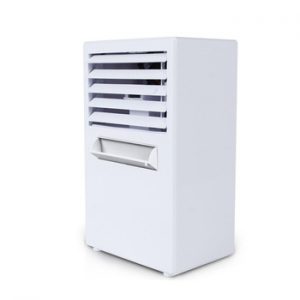 Adoolla EU/US Plug Desktop Mini Air Conditioner Fan Humidifier Moisturizing Device with Automatic Power off Function