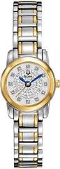 Bulova Women's 98P133 Highbridge Quartz Diamond Accents Two-Tone 25mm Watch