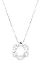 Charles & Colvard Celtic Interwoven Moissanite & Sterling Silver Necklace