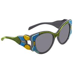 Prada Multicolored Butterfly Sunglasses PR 10US I8A5S0 54
