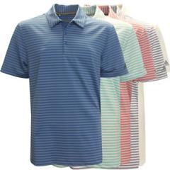 Adidas Golf Men's Ultimate 365 2-Color Striped Polo Shirt