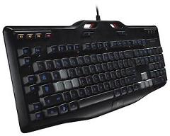 Logitech G105 Gaming Keyboard Blue LED Backlighting Programmable 920-003371