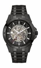 Bulova Men's 98A147 Automatic Skeleton Dial Black Bracelet 43mm Watch