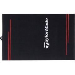 TaylorMade Golf Terry Printed Cart Towel Black/Red/White 15" x 24"