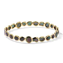 Ippolita 18KT Gold Polished Rock Candy Gelato Bangle Bracelet $3295 New