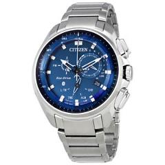 Citizen Proximity Pryzm Blue Dial Mens Bluetooth Watch BZ1021-54L