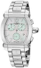 Charriol Men's Columbus Tonneau Stainless Steel Chronograph Watch 060T1002056