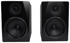 Rockville APM6B 6.5" 2-Way 350W Active/Powered USB Studio Monitor Speakers Pair