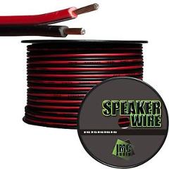 IMC AUDIO 100' Feet 16 GA Gauge Red Black 2 Conductor Speaker Wire Audio Cable