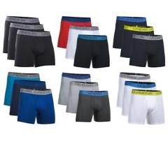 Under Armour 1277279 Boxer Brief Charged Cotton Stretch 6" Boxerjock (3 Pack)