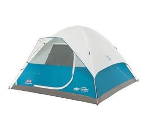 NEW! COLEMAN Longs Peak 6 Person Fast Pitch Family Camping Dome Tent | 10' x 10'