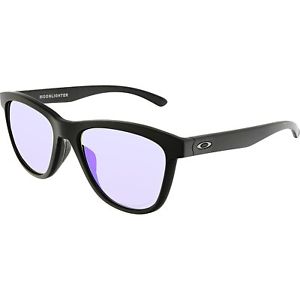 Oakley Women's Moonlighter OO9320-09 Black Square Sunglasses