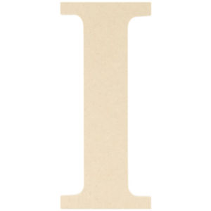 MPI MDF9-L409 MDF Classic Font Wood Letters & Numbers 9.5"-I (6Pk)