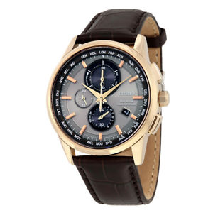 Citizen Eco-Drive World Chronograph A-T Mens Watch AT8113-04H