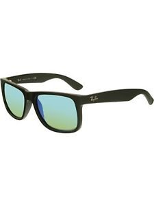 Ray-Ban Men's RB4165-622/55-55 Black Square Sunglasses