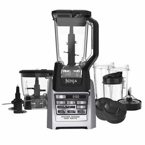 Ninja Auto-iQ Total Boost Kitchen Nutri Food Processor Blender System with Cups