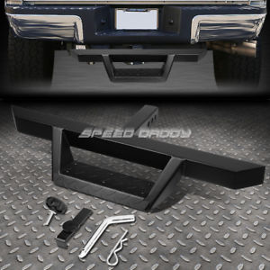 FOR 2" RECEIVER UNIVERSAL 32.5"X 2.25" BLACK TRAILER TOW HITCH STEP BAR+PIN&CLIP