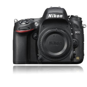 Nikon D610 24.3 MP CMOS FX-Format Digital SLR Camera (Body Only)