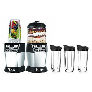 Ninja Nutri Ninja Nutri Bowl 1200W Duo Blender w/ Auto-IQ Boost & 3 Cups | NN101