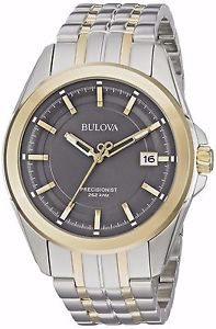 Bulova Precisionist Men's 98B273 UHF Quartz Two-Tone Bracelet 43mm Watch