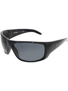 Arnette Men's Polarized La Pistola AN4179-41/81-66 Black Square Sunglasses