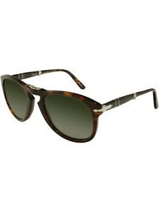 Persol Men's PO0714-24/31-54 Tortoiseshell Oval Sunglasses