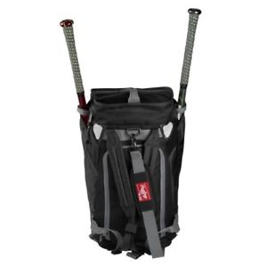 Rawlings R601 Baseball Softball Hybrid Backpack Duffel Bag - Black