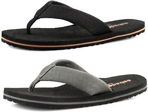SABADOS Men's Flip Flops Beach Sandals Lightweight EVA Sole Comfort Thongs NWT