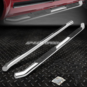 FOR 99-16 SILVERADO/SIERRA EXT CAB CHROME 3" SIDE STEP NERF BAR RUNNING BOARD