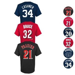 MLB Player Name & Number Jersey T-Shirt Collection Youth (S-XL)