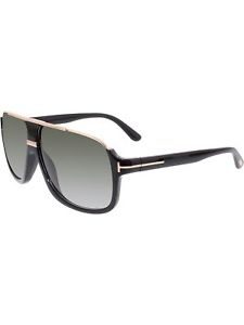 Tom Ford Men's Gradient Elliot FT0335-01P-60 Grey Aviator Sunglasses