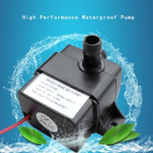 Ultra-quiet Mini Water Pump DC 12V 4.2W 240L/H Flow Rate Submersible Water Pumps QR30E  Waterproof Brushless Pump Free Shipping