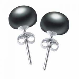 [NYMPH]Pearl Earrings Sterling Silver Jewelry Natural Freshwater Pearl Stud Earrings For Women Girl Party Fine Jewelry [E25302]