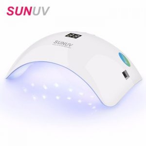 SUNUV SUN8 LED Nail Dryer 48W Lamp For Manicure Unique Low Heat Mode Nail Gel Dryer For Nail Polish Art Tools