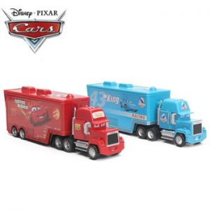 4-21cm Disney Pixar Cars 2 Toys Lightning McQueen Mack Uncle TruckThe King Chick Hicks 1:55 Diecast Car Model Toy Kids Boy Gift