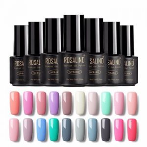 ROSALIND  Gel 1 Nail Art Gel 7ML Pure Color 31-58  UV LED Gel Nail Polish  Long-lasting Macaron Soak off varnish gel lacquer