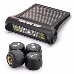 Smart Car TPMS Tyre Pressure Monitoring System Solar Power charging Digital LCD Display Auto Security Alarm Systems