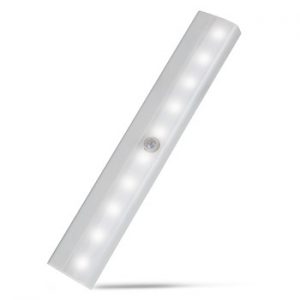 Coquimbo 10 LED Motion PIR Sensor Light Automatic Light Sensing Night Light For Clothing Store 3M Adhesive Tape Wardrobe Lamp