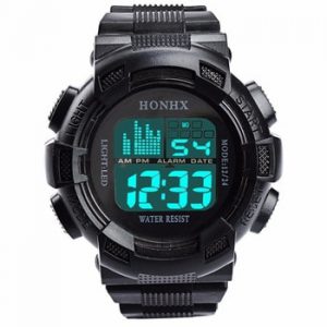 HONHX Mens Watch LED Digital Date Waterproof Sports Army Males Quartz Watch Outdoor Electronics Men Clock Relogio Masculino Y25