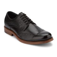 Dockers Mens Hanover Genuine Leather Dress Brogue Wingtip Lace-up Oxford Shoe