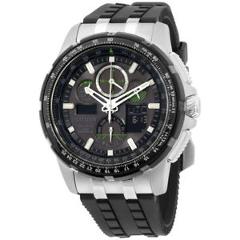 Citizen Skyhawk A-T Black Dial Polyurethane Strap Men's Watch JY8051-08E