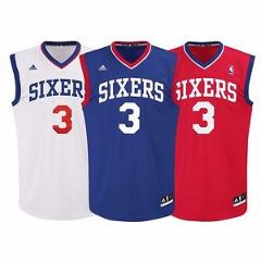Allen Iverson ADIDAS Philadelphia 76ers NBA Replica Jersey Collection Men's