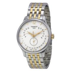 Tissot Tradition Perpetual White Dial Two-tone Mens Watch T0636372203700