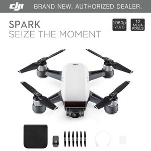 DJI Spark Alpine White Quadcopter Drone - 12MP 1080p Video