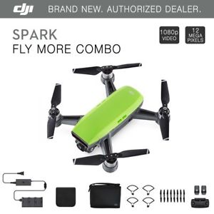 DJI Spark Fly More Combo - Meadow Green Quadcopter Drone - 12MP 1080p Video