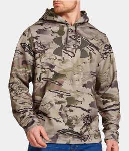 New With Tags Men's Under Armour Hunting Camo Hoodie Hooded Sweatshirt